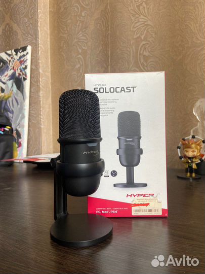 Микрофон HyperX SoloCast, черный