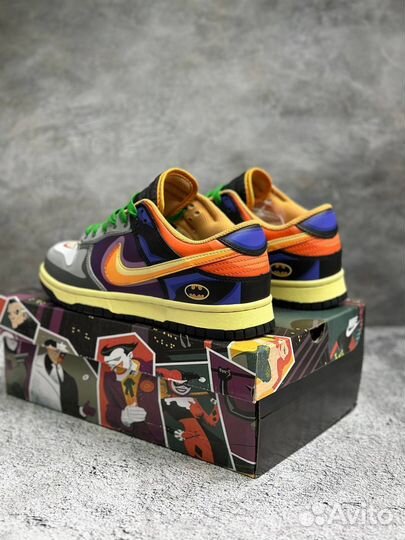 Кроссовки мужские Nike Dunk Batman Joker Найки