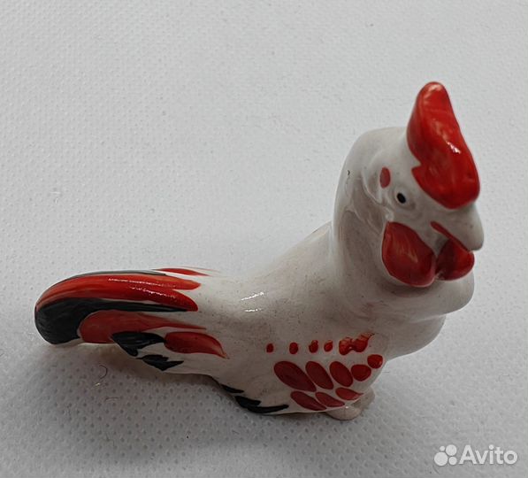Фарфоровые статуэтки СССР Петушок лфз
