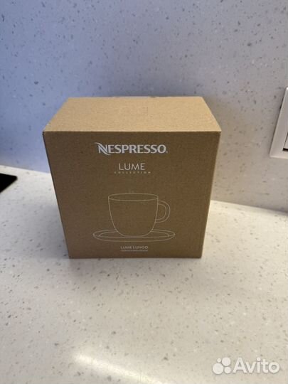 Nespresso Lume Lungo набор 2 чашки и 2 блюдца