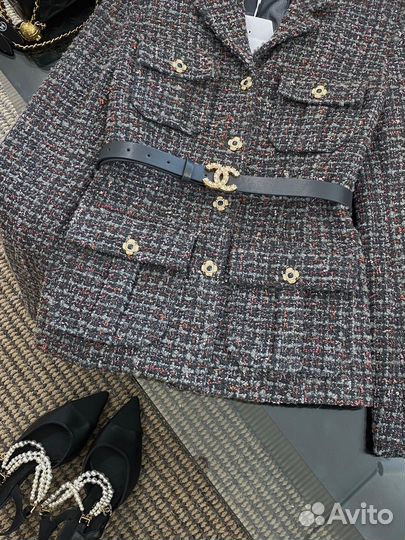 Твидовый жакет chanel
