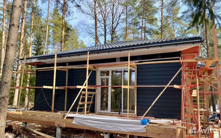 Каркасный дом под ключ 95кв.м