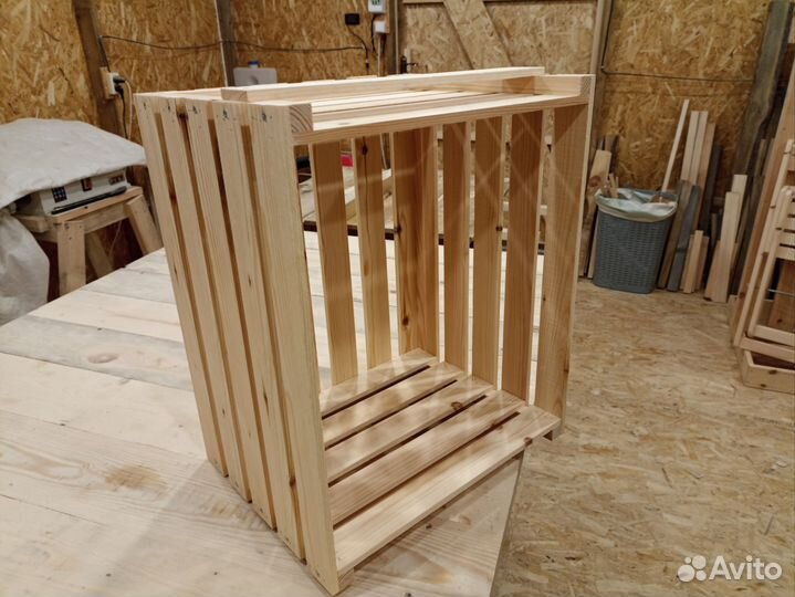 Ящик деревянный для хранения овощей