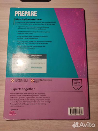 Учебник английского Prepare A2 (Cambridge)