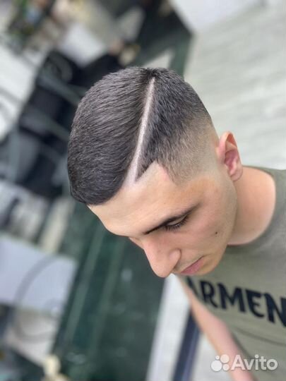 Мужская стрижка машинкой