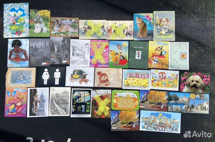 Чистые открытки из Чехии, Германии и др