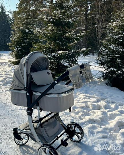 Коляска трансформер 2 в 1 luxmom