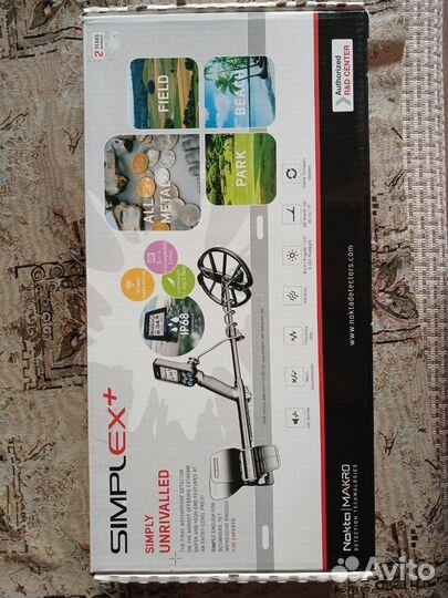Металлоискатель Nokta Makro Simplex plus, новый