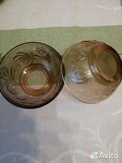 Посуда цветное стекло СССР