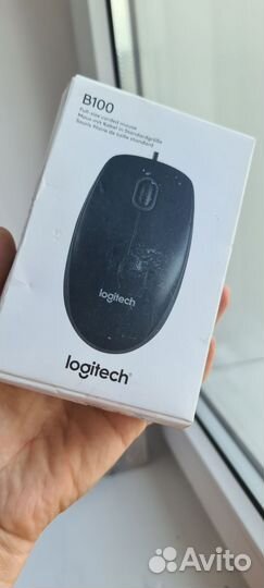 Мышь logitech b 100