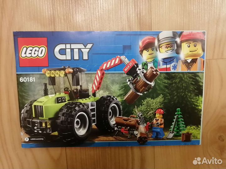 Lego city трактор в лесу 60181