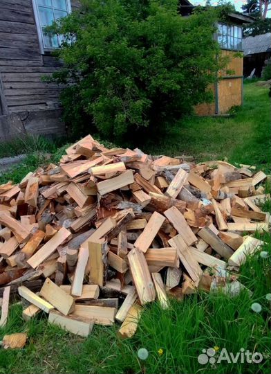 Дрова колотые Береза