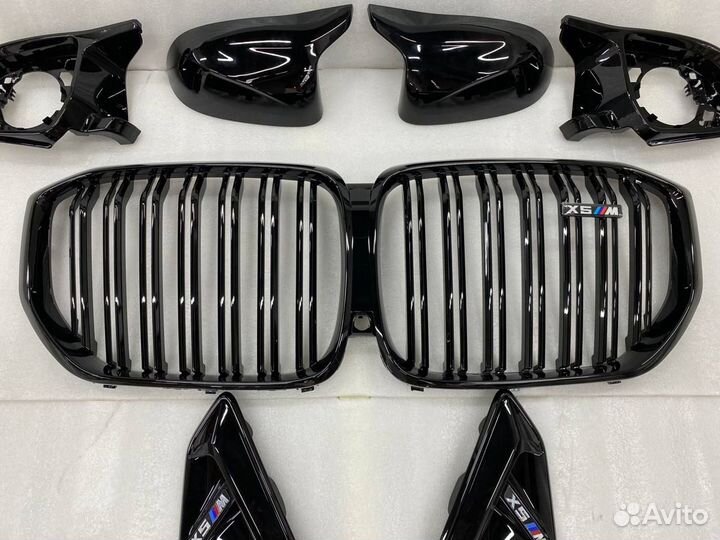 Комплект X5M ноздри жабры крышки зеркал BMW X5 G05