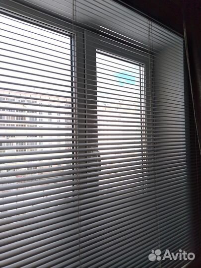 Жалюзи алюминиевые цвет сталь