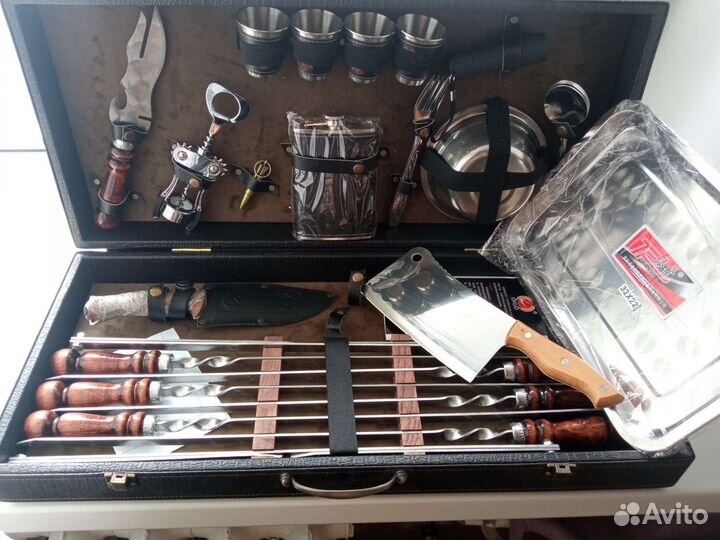 Набор для шашлыка в чемодане