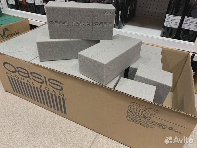 Флористическая губка для сухоцветов пена,Oasis