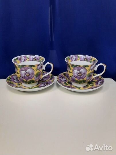 Чайная пара. Цена за 2 чашки + 2 блюдца