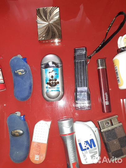 Коллекция зажигалки б/у, газовые, бензиновые