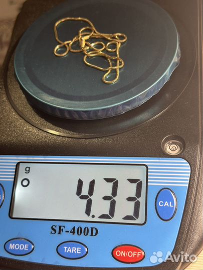 Золотая цепь 4,33г