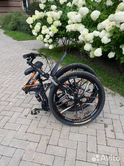 Велосипед складной горный 26 (оранжево-черный)