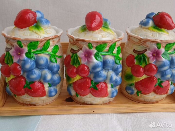 Керамические банки для сыпучих продуктов