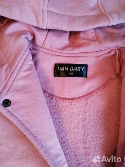 Комбинезон с начесом с шапкой