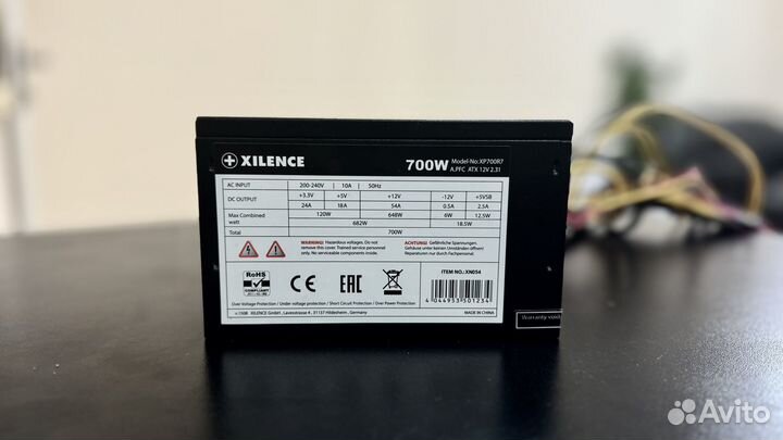 Блок питания Xilence Red Wings XN054 700W 4+4 pin