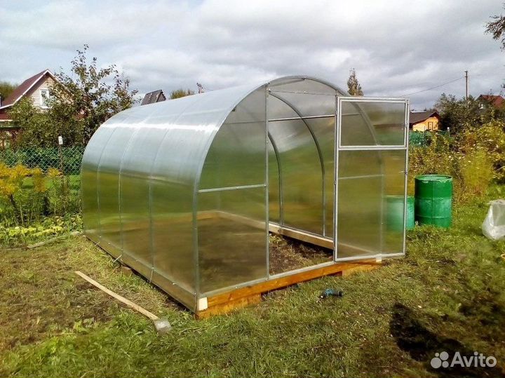 Теплицы в наличии (каркас + поликарбонат)