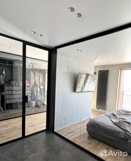 Перегородки из стекла