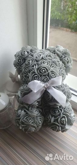 Медведи из роз