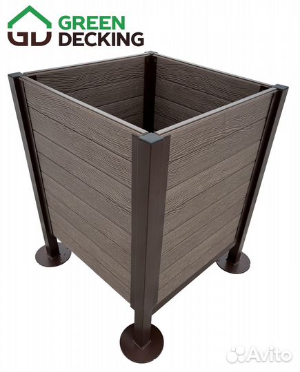 Клумба из дпк