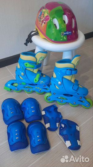 Роликовые коньки детские раздвижные