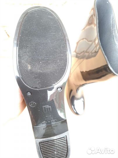 Резиновые сапоги чёрные