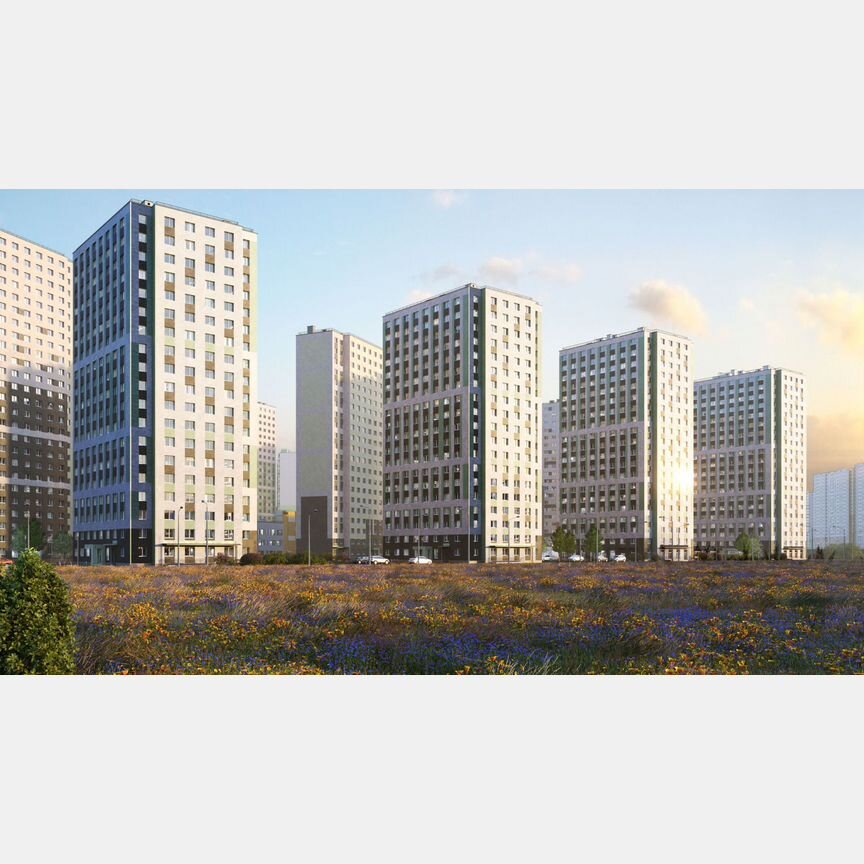 1-к. квартира, 35,3 м², 17/20 эт.