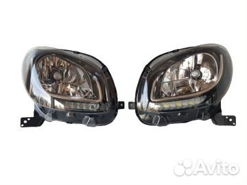 Фары Смарт 453 с поворотником в фаре и простые
