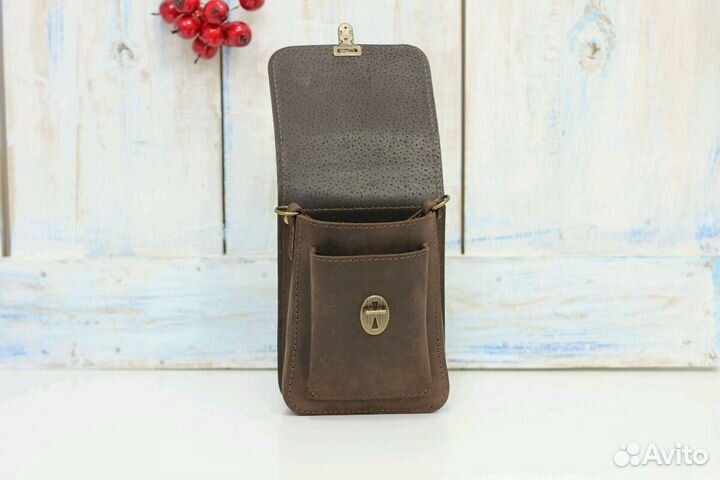 Мужская сумка кожаная небольшая