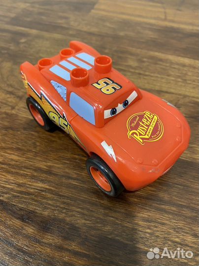 Молния маккуин тачки lego mega blocks