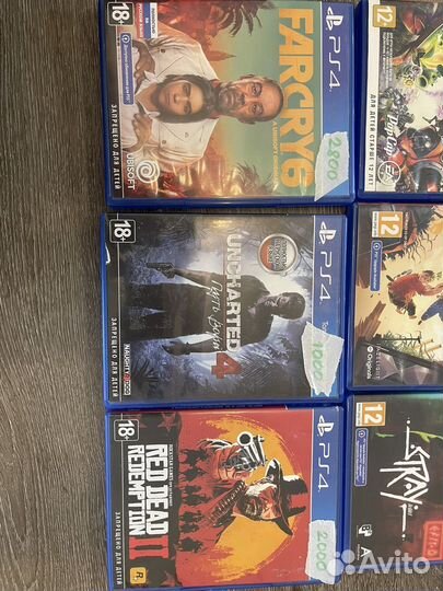 Игры диски Sony PS4