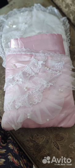 Конверт на выписку для девочки