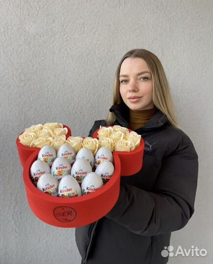 Съедобный сладкий шоколадный бокс набор букет