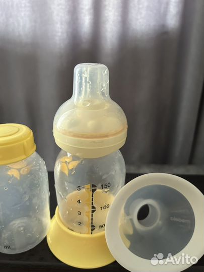 Молоотсос medela электрический и баночки