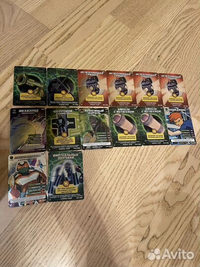 Лот Р Карточки Черепашки Ниндзя