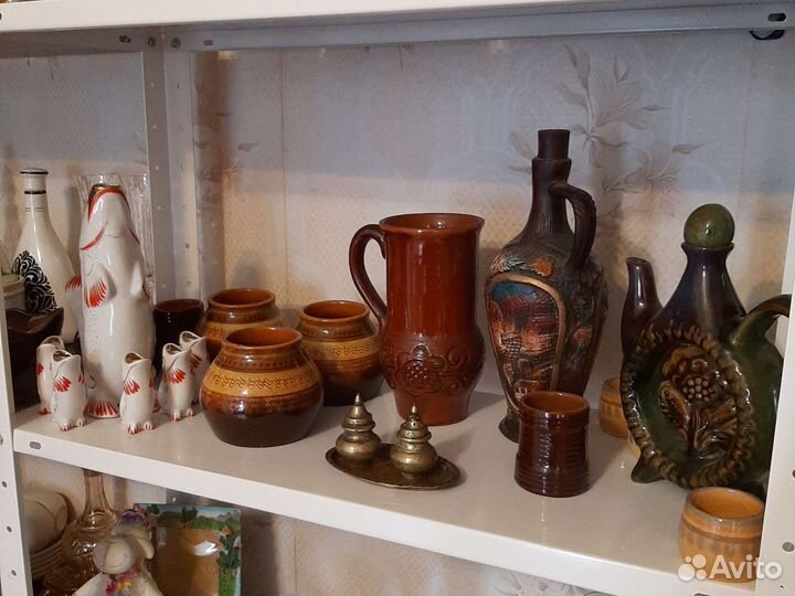 Глиняный горшок.,Кувшин и.т.д.Рыбка зхк