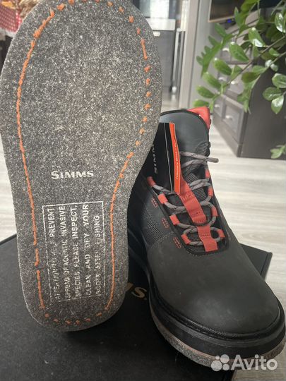 Ботинки мужские Simms для забродной рыбалки