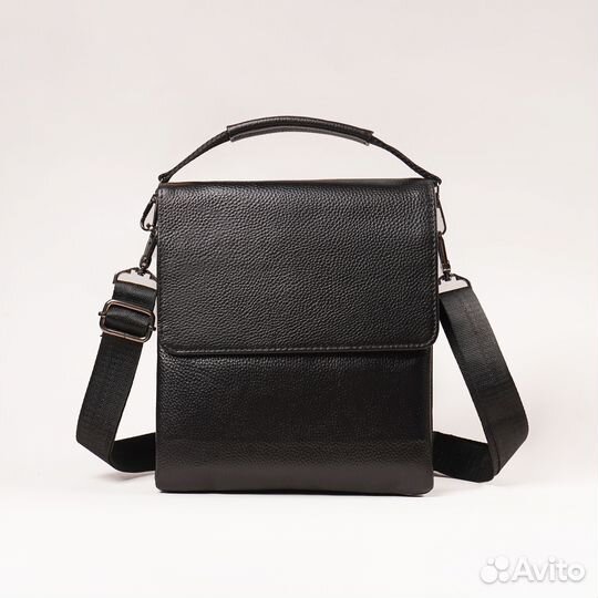 Мужская кожаная сумка планшет