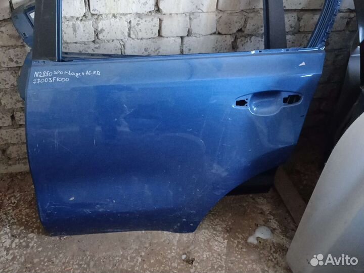 Дверь задняя левая kia sportage 4