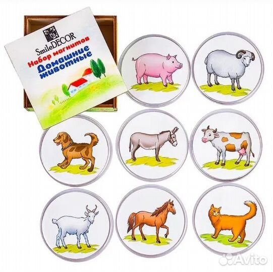 Деревянные фигурные пазлы и магниты