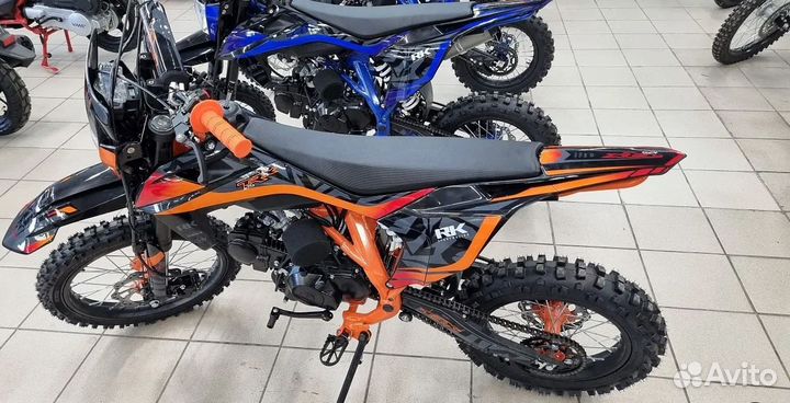 Питбайк racer TRX125 start PRO sport оранжевый