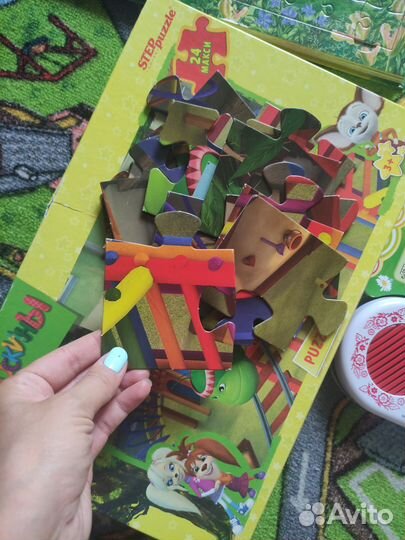 Книги пазлы мозаика пианино