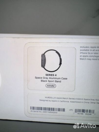 Часы apple watch 4 44 mm